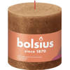 Bolsius Stompkaars Spice Brown Ø100 mm - Hoogte 10 cm - Kaneel - 62 branduren