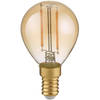 LED Lamp - Filament - Trion Tropin - E14 Fitting - 2W - Warm Wit-2700K - Amber - Glas