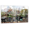 ter Halle® Glasschilderij 80 x 120 cm the Holland Misty City