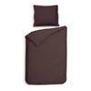 Heckettlane dekbedovertrek Banda - Marsala Bruin - 1-Persoons 140x200/220 cm