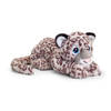 Pluche knuffel dier sneeuw luipaard 45 cm - Knuffeldier