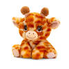 Pluche knuffel dier giraffe 16 cm - Knuffeldier