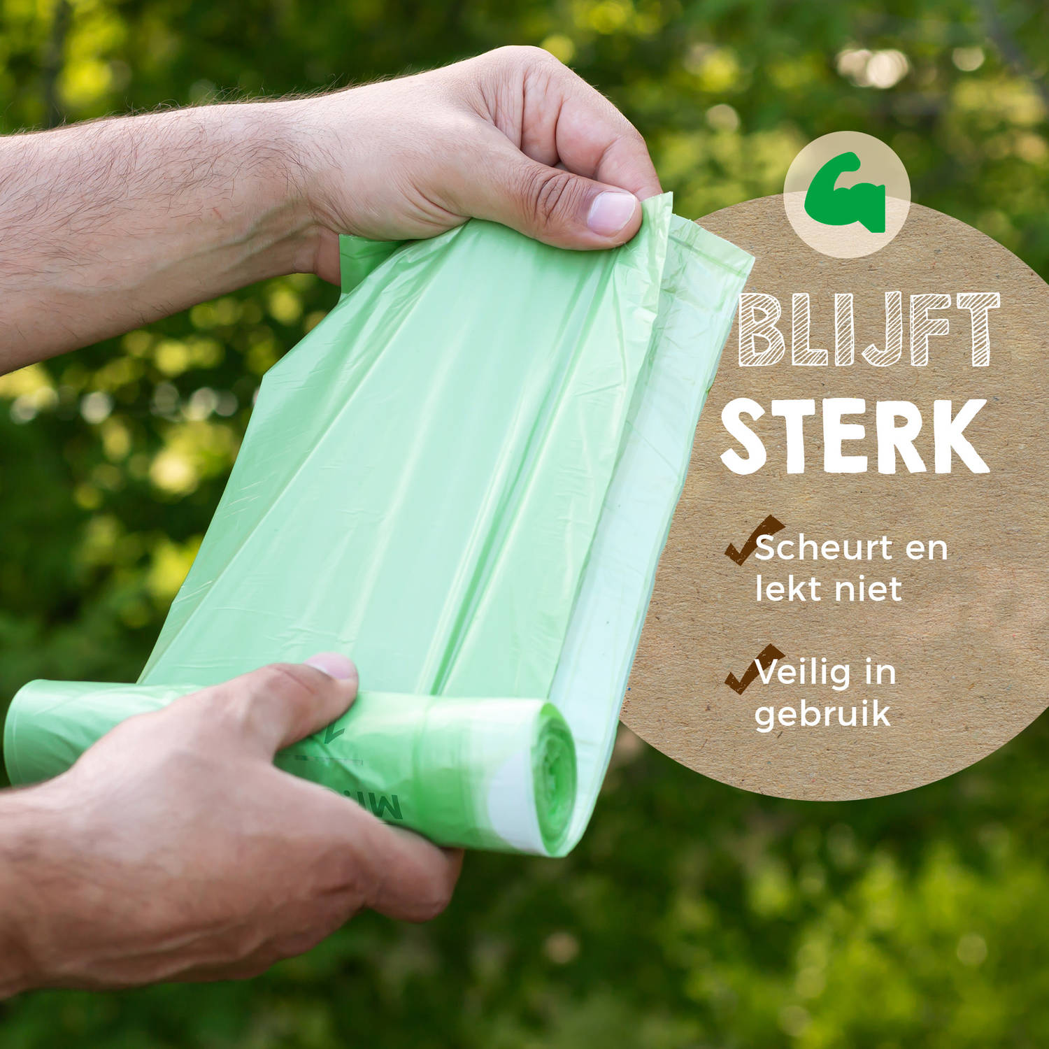 zwaard ontslaan Ga naar beneden Mr. Green Mind 100% biologische afvalzakken 6 liter 150 stuks - Incl.  dispenser | Blokker