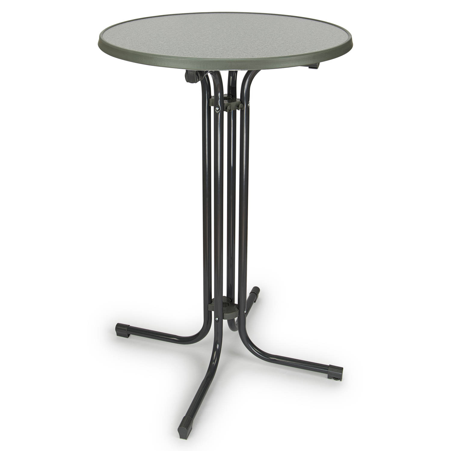 Wicotex-Statafel - grijs- 80cm doorsnede - statafels - cocktailtafel - hoge staan tafel - staantafels