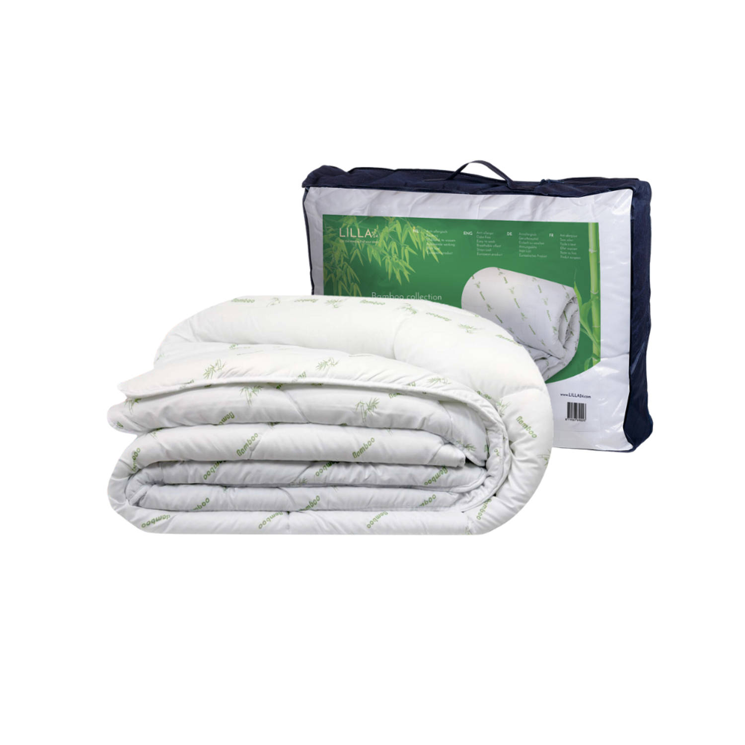 Lilla24 Bamboe Zomerdekbed 240x220 Tweepersoons Dekbed Warmteklasse 4 Verkoelend & Anti Allergisch