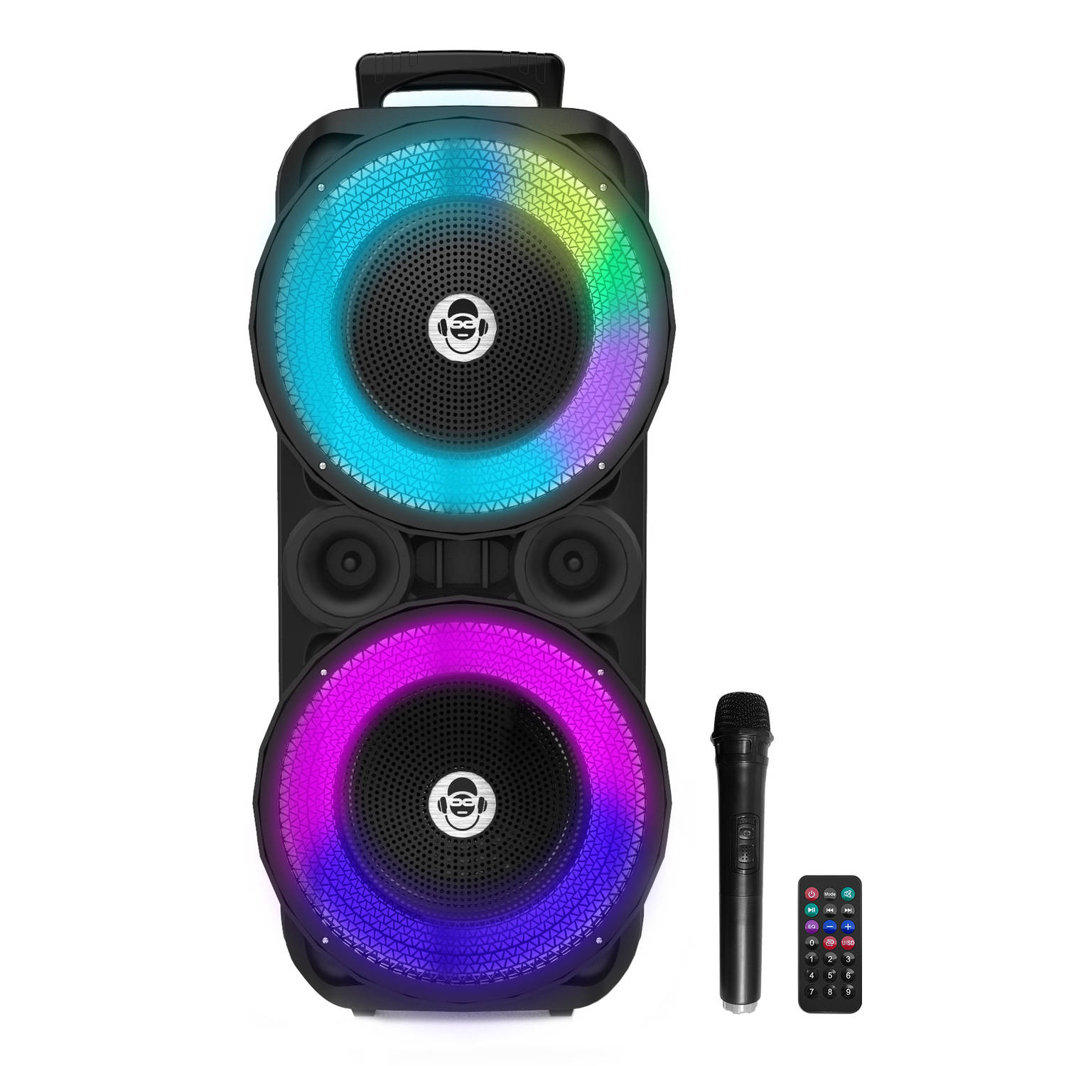 iDance DJX-801 8-in-1 Party Speaker - Met Discolicht en Microfoon