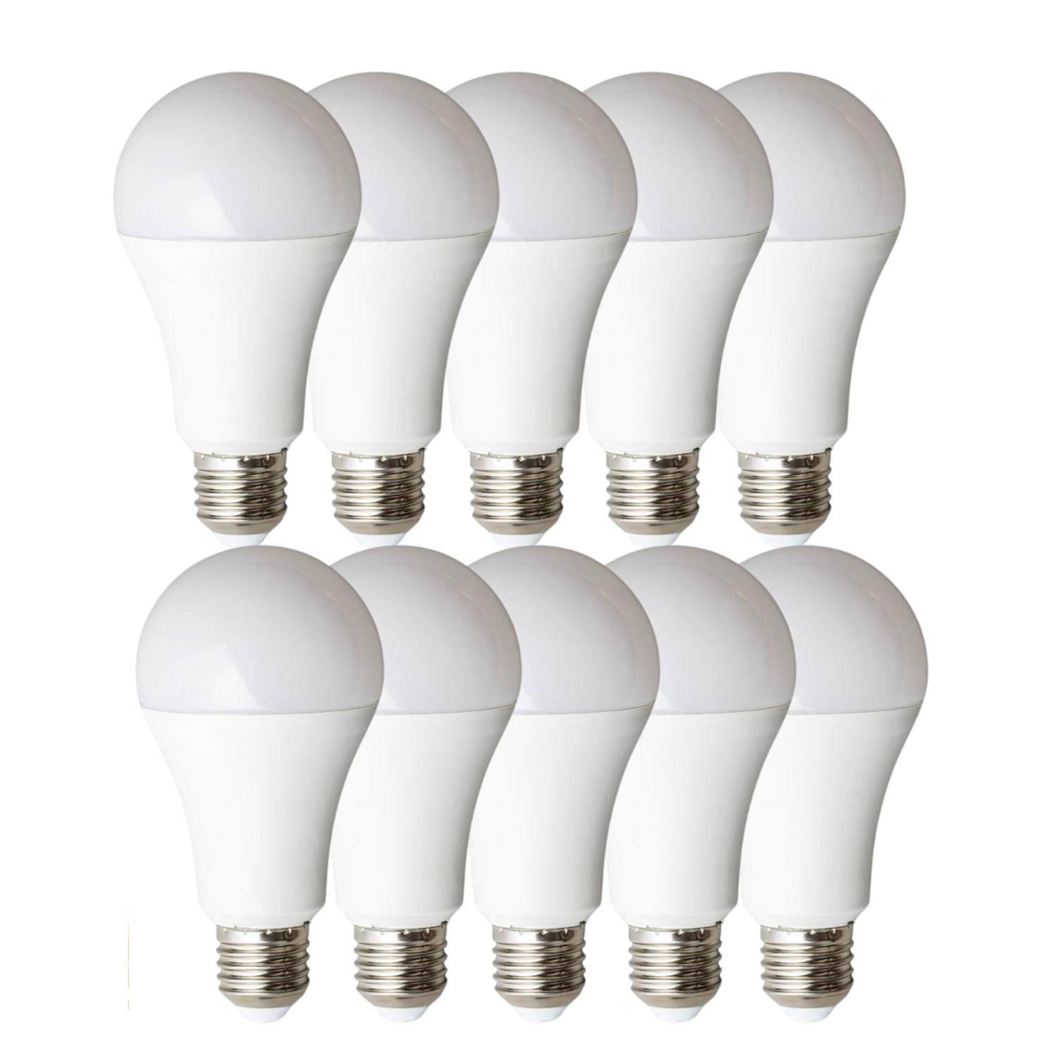 Proventa PowerPlus LED lampen met grote E27 fitting - Voordeelverpakking - 10 x krachtige LED lamp