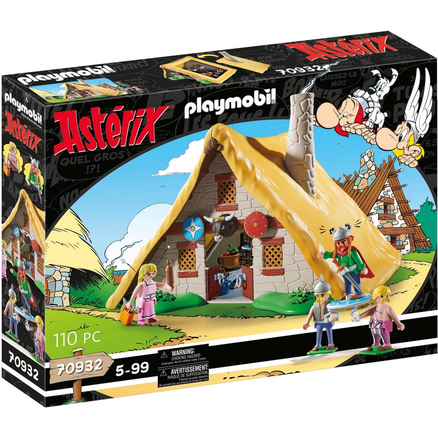 hond Miles natuurlijk PLAYMOBIL Asterix: Hut van Heroïx - 70932 | Blokker