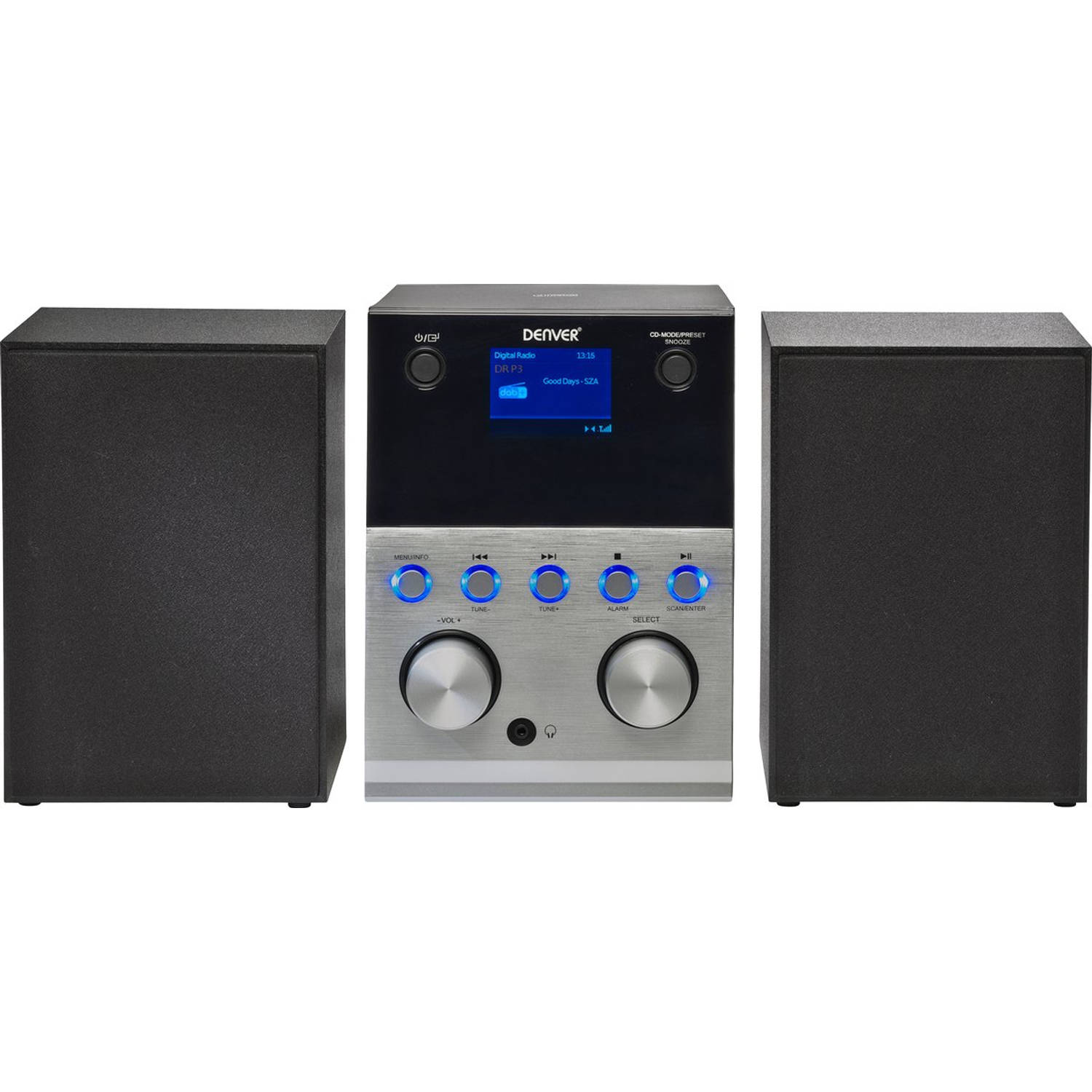 Denver MDA-260 - stereo set - DAB - FM - CD speler - Bluetooth - USB input