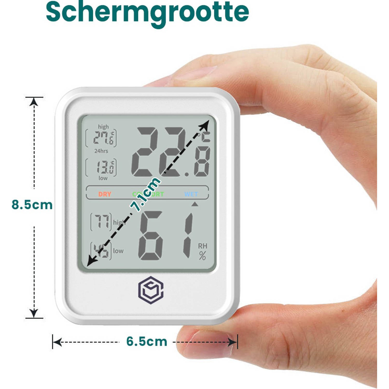Hygromètre et thermomètre Ease Electronicz - Station météo