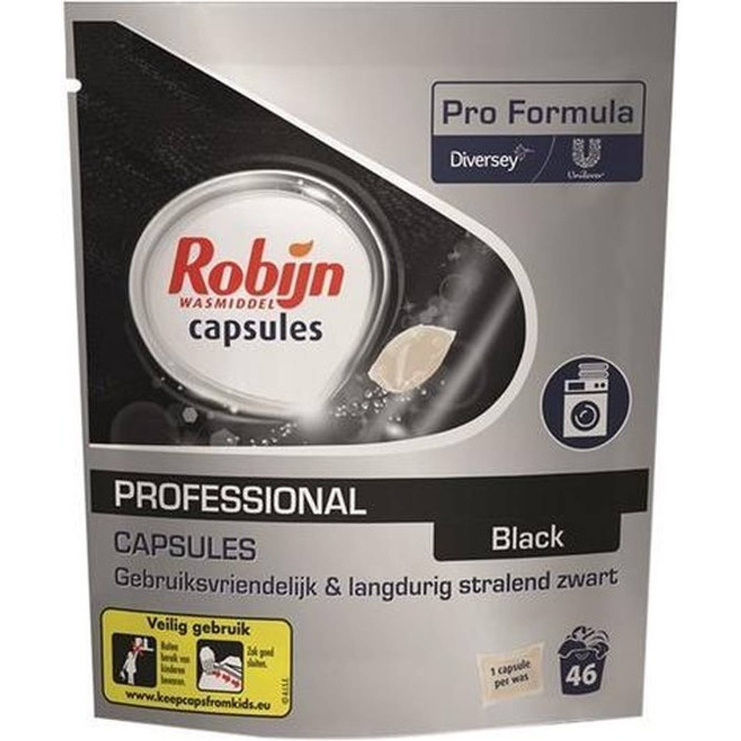 Robijn - Wasmiddel Capsules - Proffesional - Black Was - 46 capsules