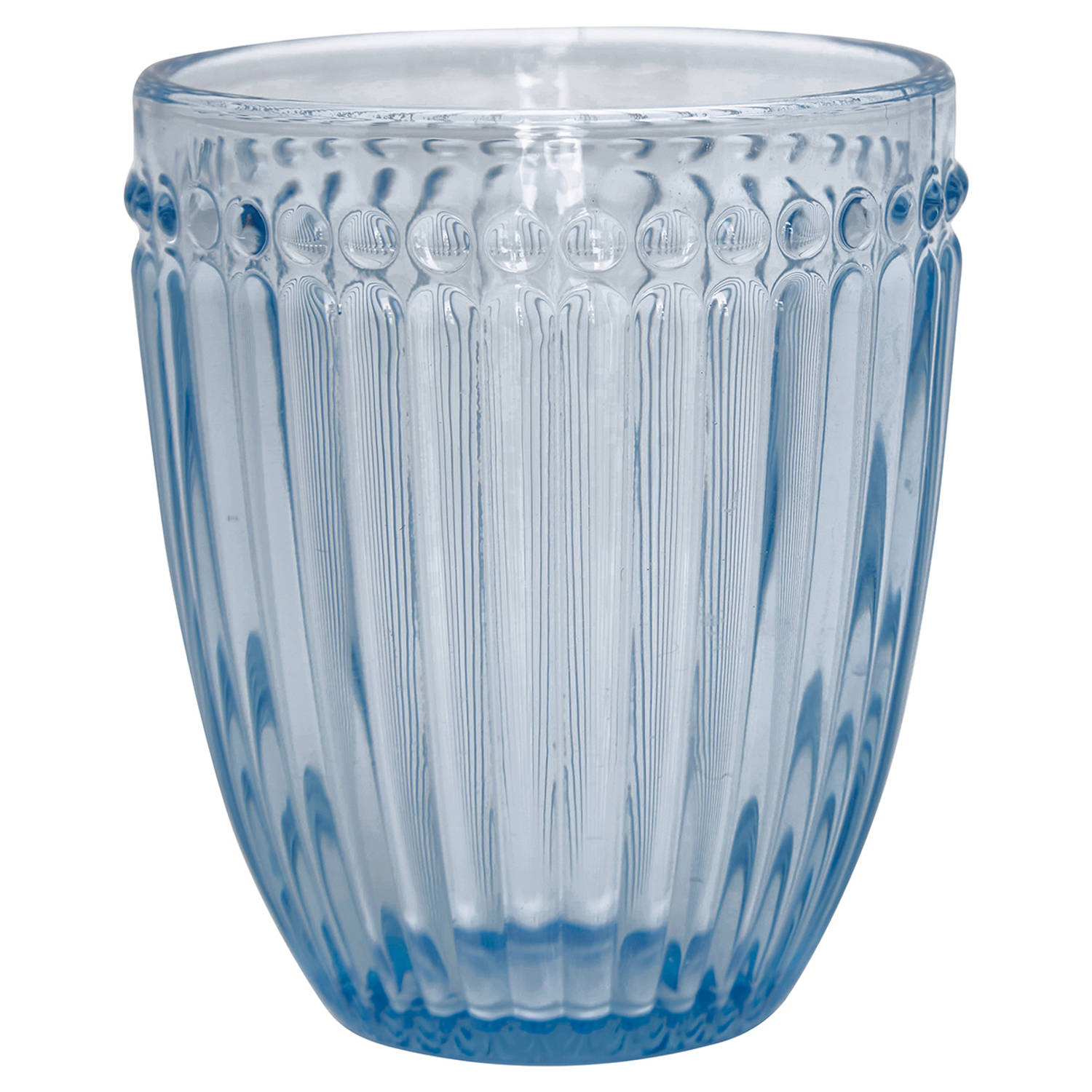 Greengate Waterglas Alice Lichtblauw Ø 9 Cm H: 9.5 Cm