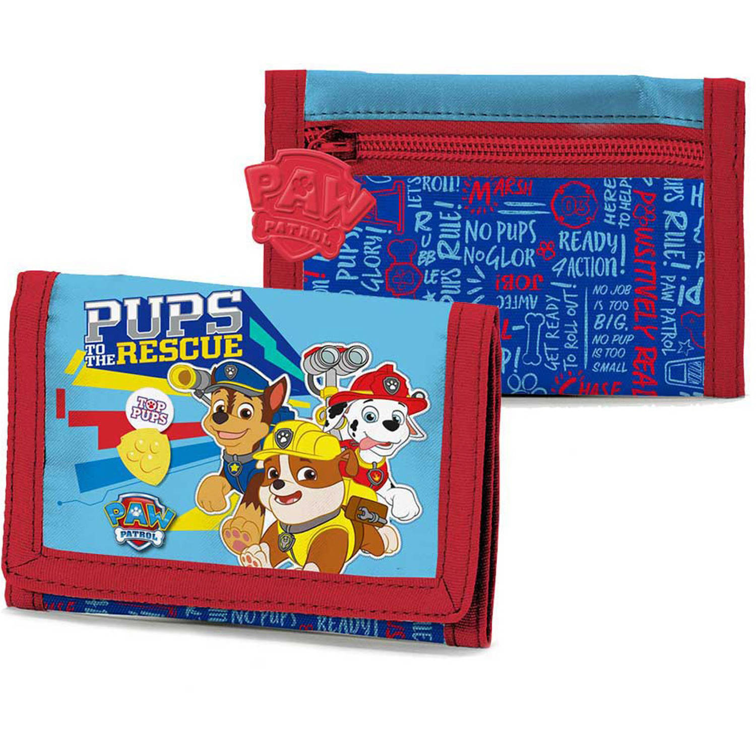 analyse Frustratie loterij PAW Patrol Portemonnee Pups to the Rescue - 13 x 8 cm - Polyester | Blokker