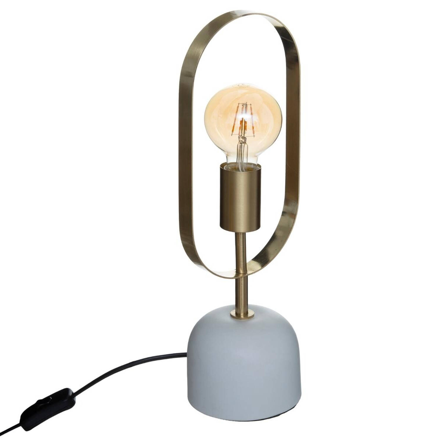 Casa Di Elturo Design Tafellamp Marble Glam Goud (Excl. Lamp)