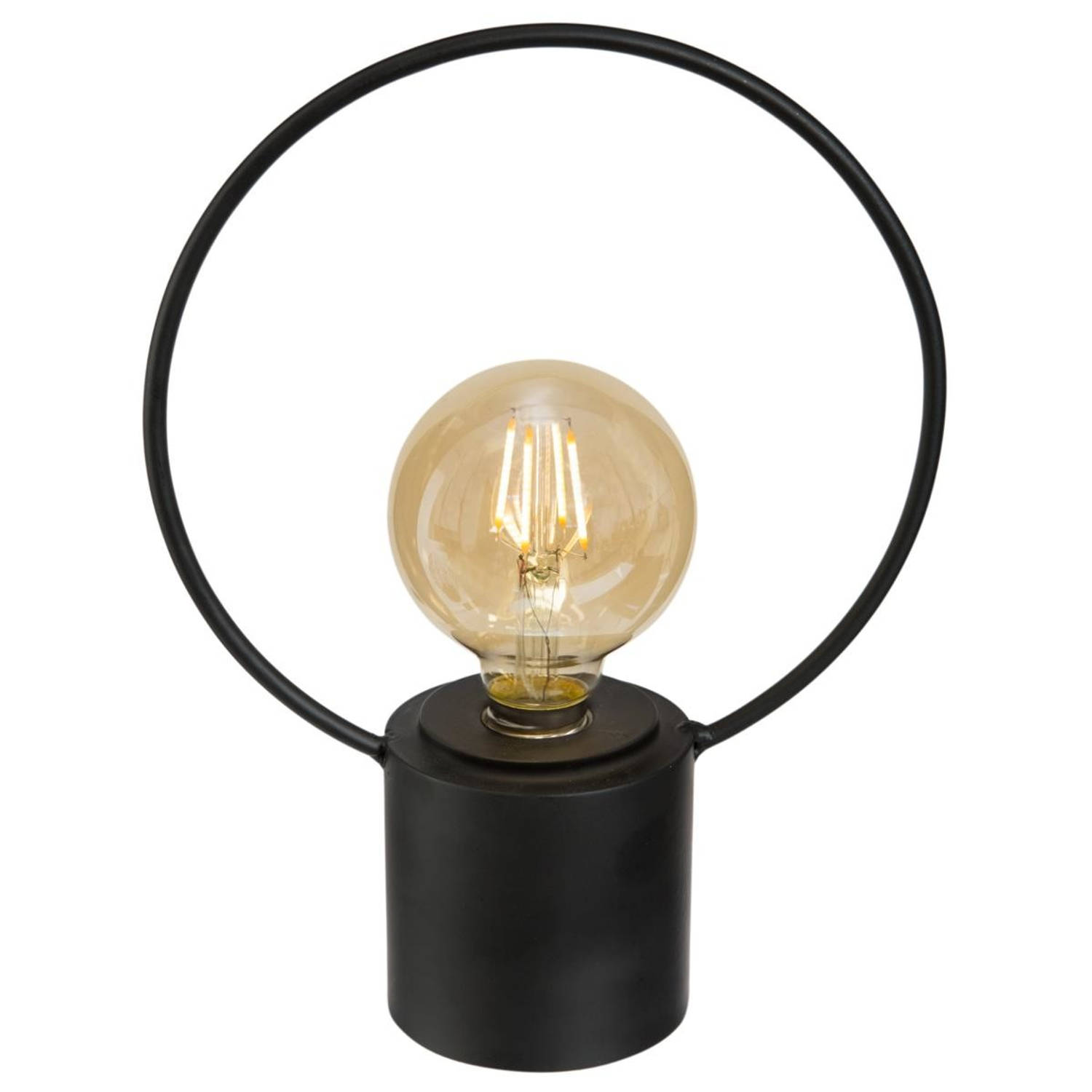 LED-lamp Chic - Zwart - Werkt op batterijen (incl. lamp)