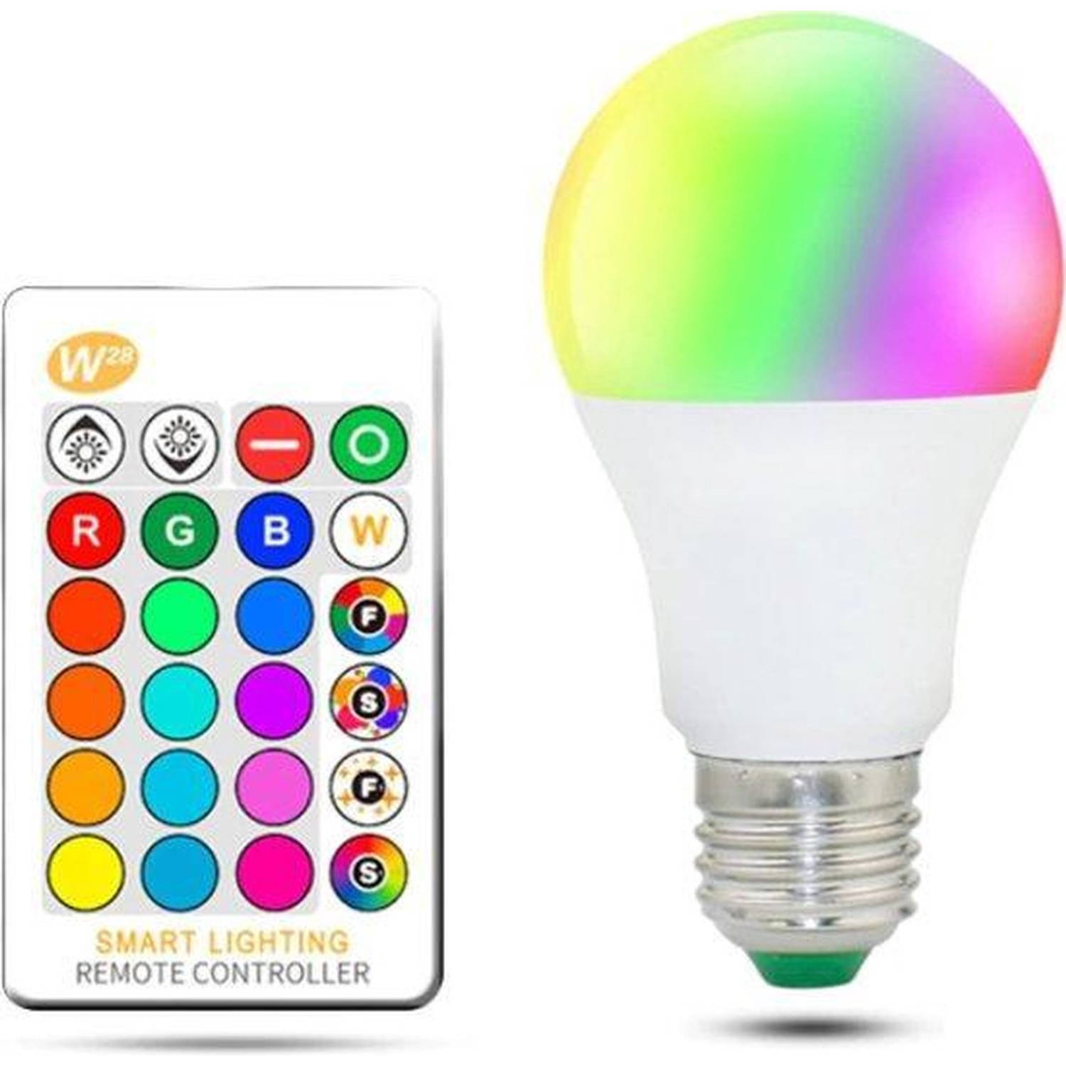 regio Kan worden berekend Naar boven LED Lamp - Alle kleuren instelbaar - incl. afstandbediening | Blokker