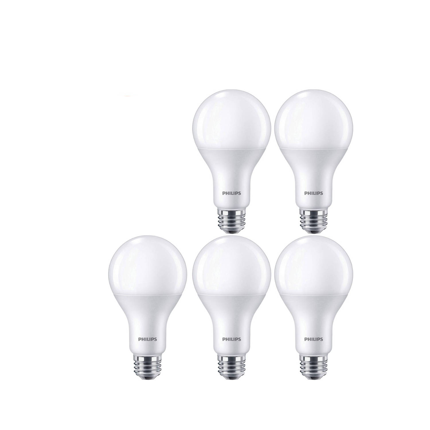 Philips Warmglow Led Lampen E27 - Dimbaar - 12w/75w - 1055 Lumen - Warm Wit Licht - 5 X Led Lamp