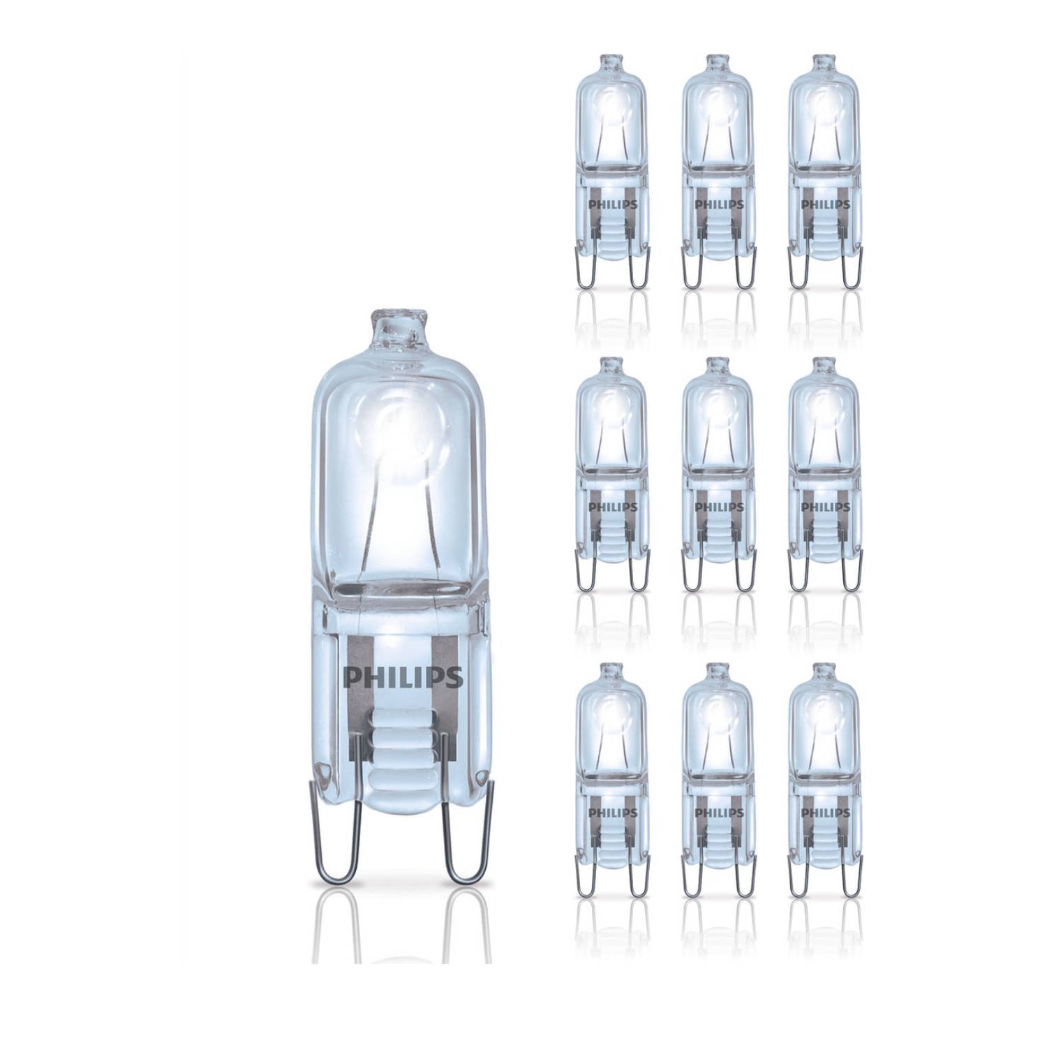 Philips Halogeenlampen G9 Capsule - Dimbaar - 28w/40w - Warm Wit Licht - 10 Steeklampjes