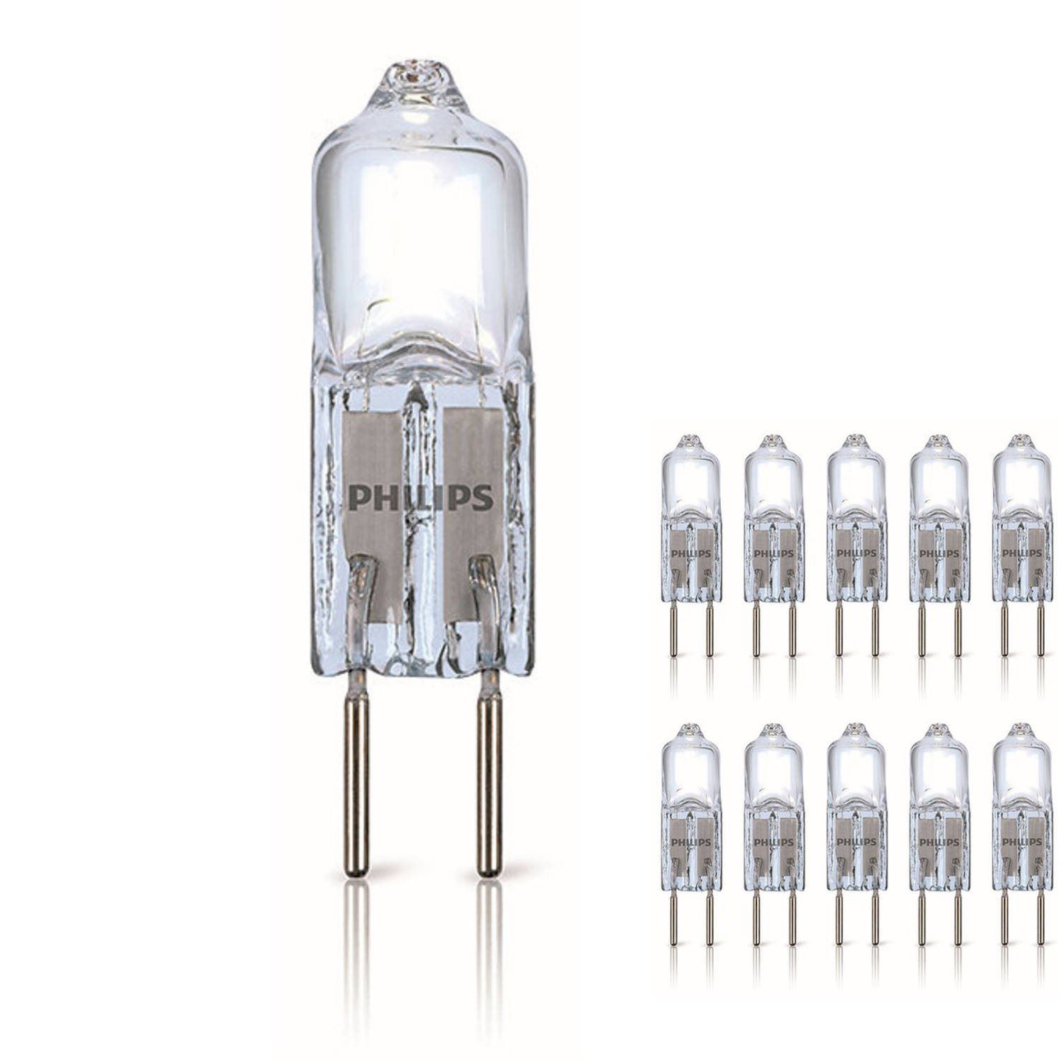 Philips Halogeen Lampen Capsule Gy6.35 - Dimbaar - Warm Wit - 25w/35w - 12v - 10 X Halogeenlamp Gy6.35