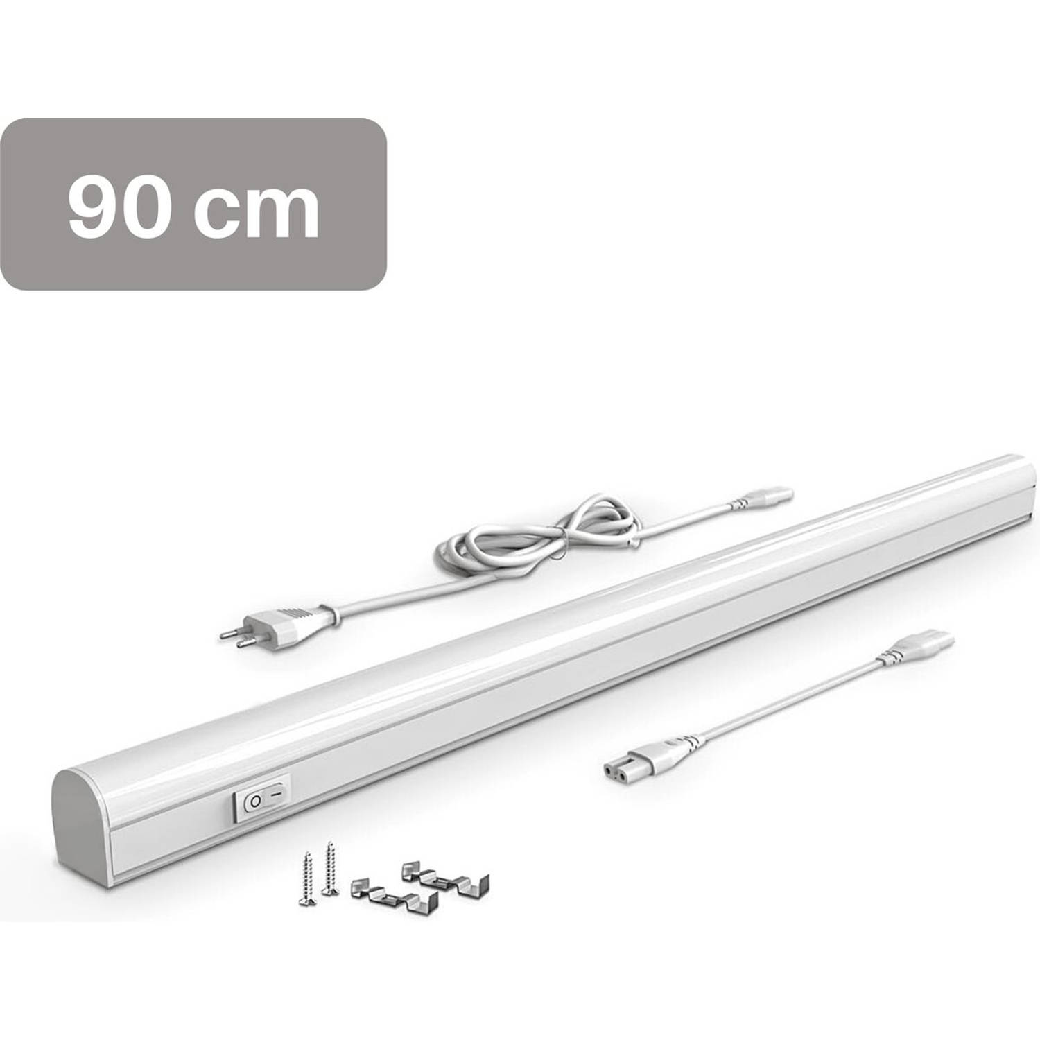 De lucht Zegenen doel Proventa LED Keukenverlichting Onderbouw 90 cm met stekker - Koppelbaar -  Aan/uit schakelaar - 1 x Keukenlamp | Blokker