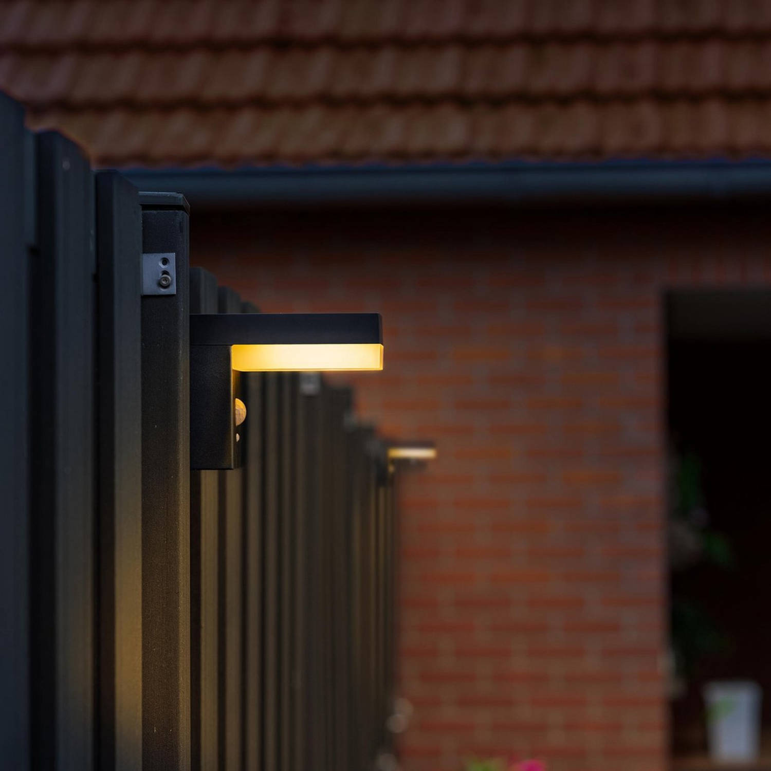 Proventa Solar Led Rvs Wandlamp Buiten Met Bewegingssensor Buitenlamp