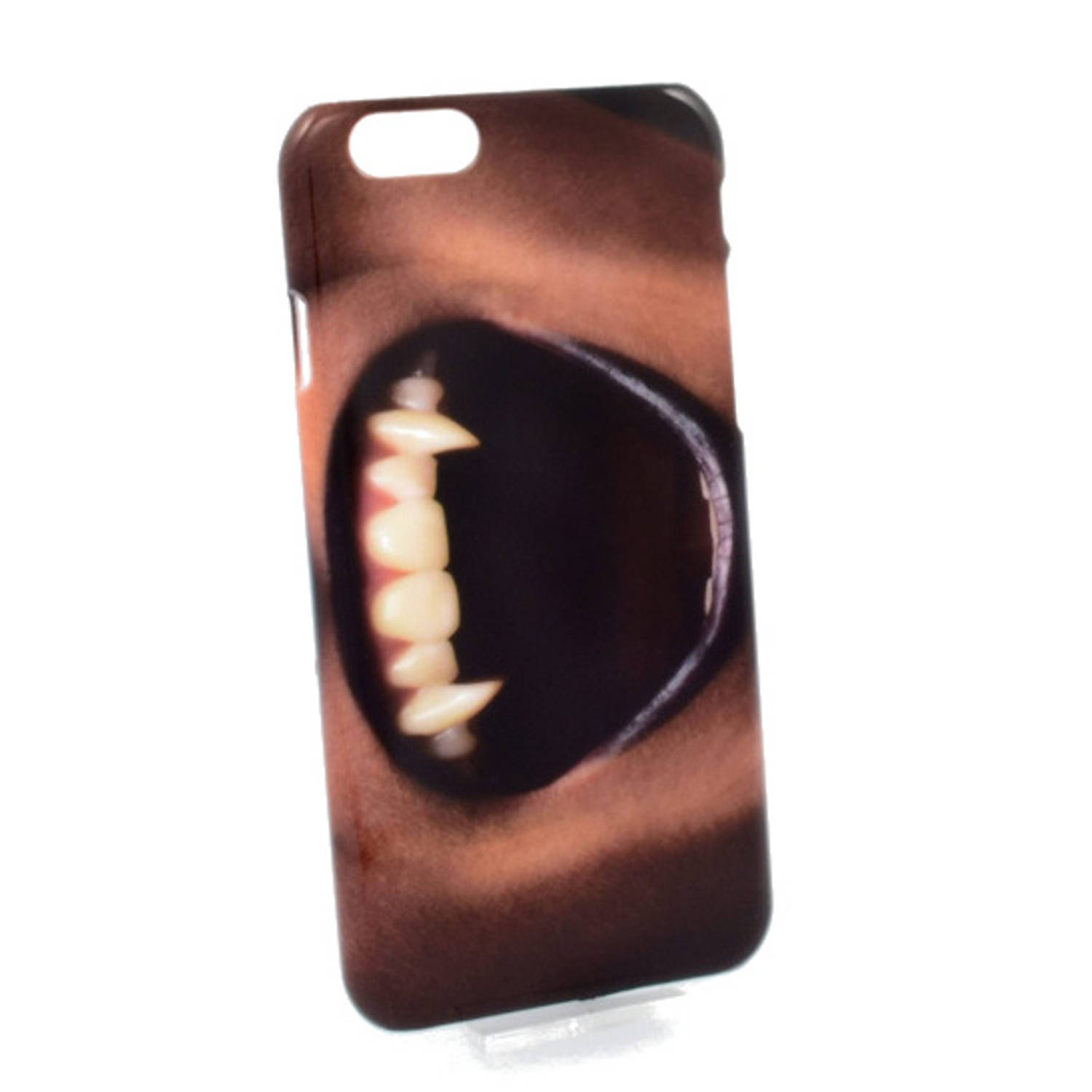 Giggle Beaver telefoonhoesje vampier iPhone 6 polycarbonaat zwart/rood