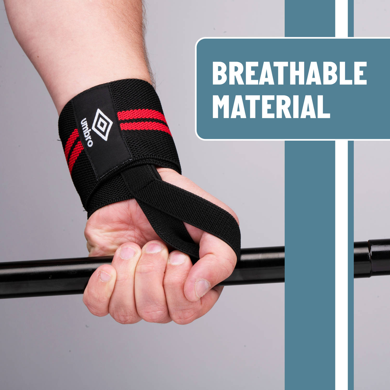 Beweging pen Meetbaar Umbro Wrist Wraps - 2 Stuks - Polsbeschermers - Krachttraining en Fitness -  Rood | Blokker