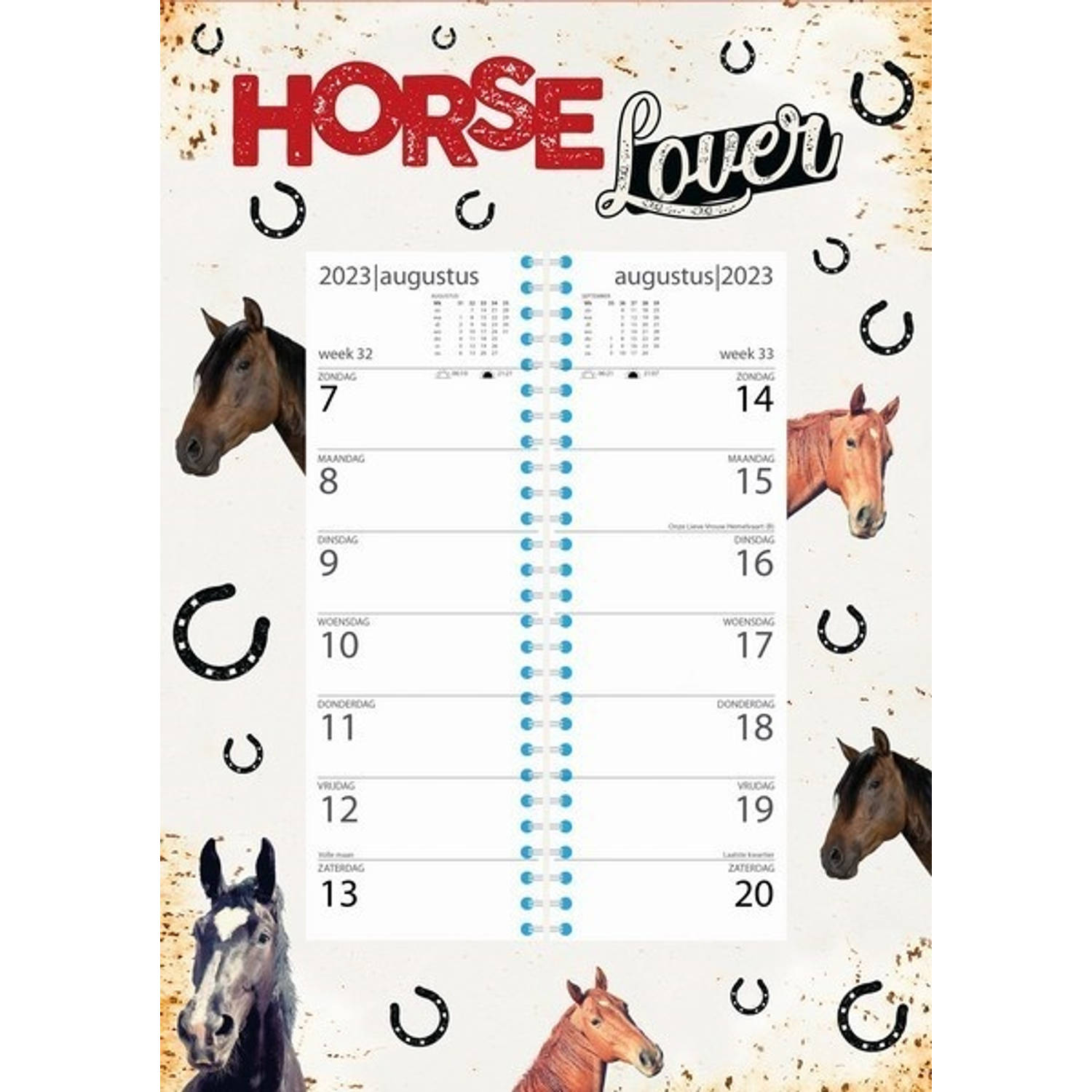 Horse Lovers Weekomleg Kalender 2023