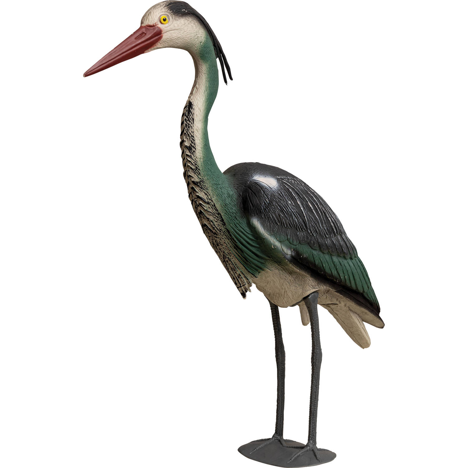 Levensgrote lokreiger - Realistische vogelverschrikker - 71cm