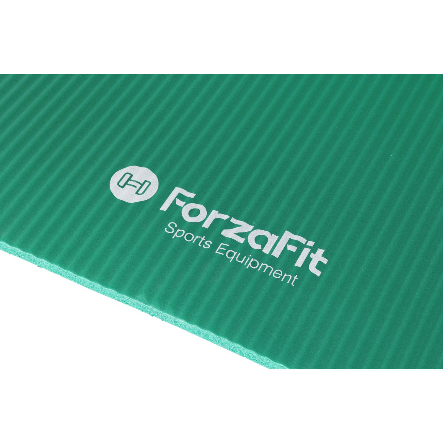 Forzafit Yoga Mat Met Draagriem Extra Dik 12 Mm Groen Blokker