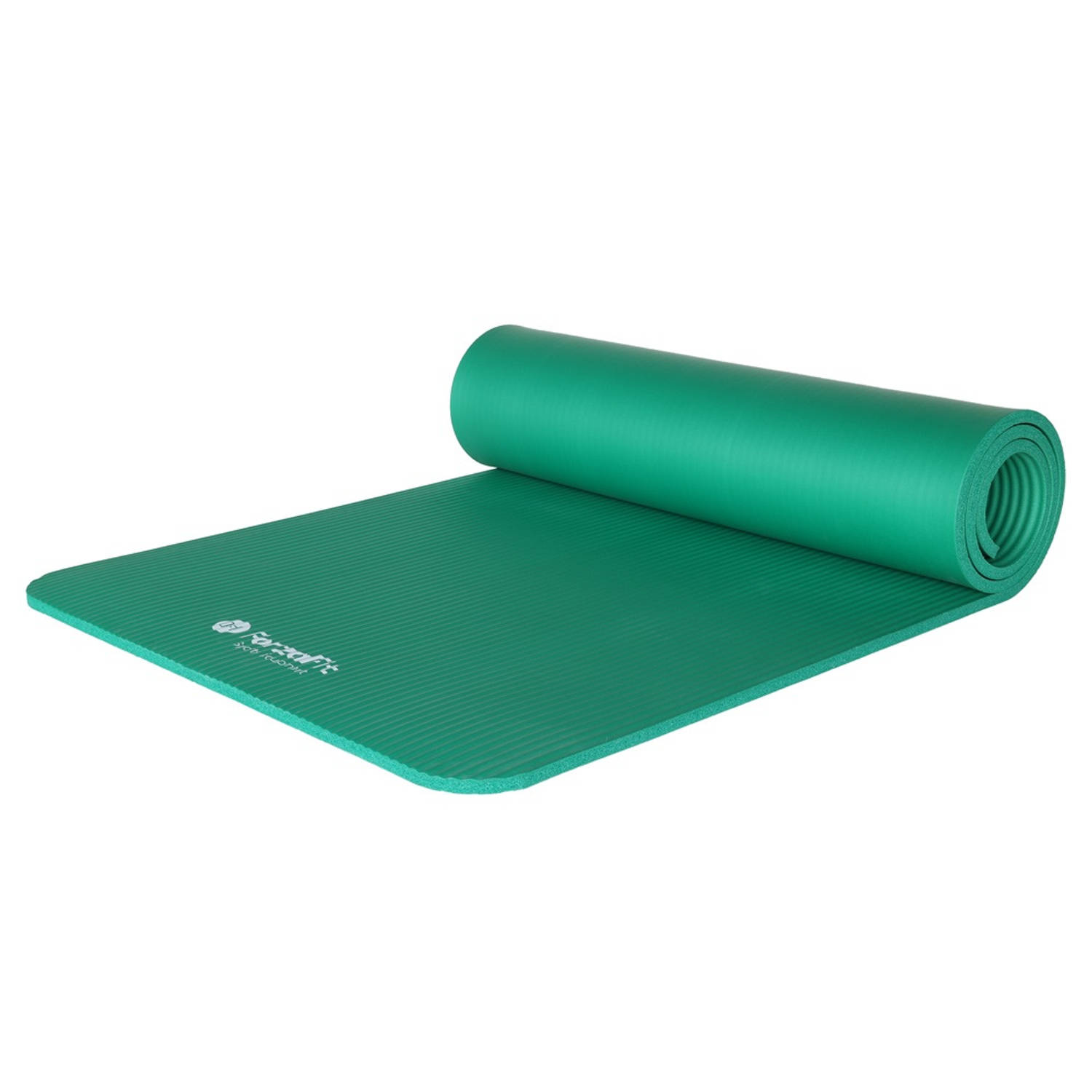 ForzaFit yoga mat met draagriem - Extra dik 12 mm - Groen