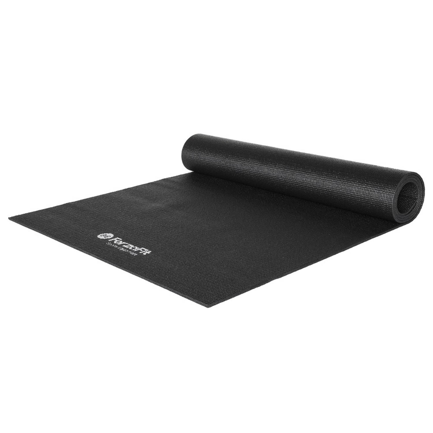 ForzaFit yoga mat - 4 mm - Zwart