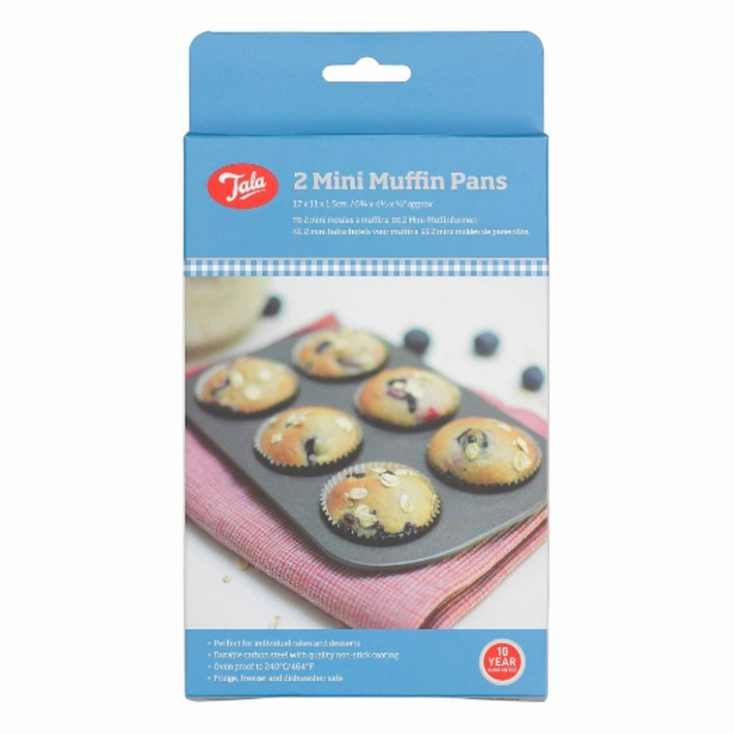 Tala - Mini Muffinvorm, 2x 6 Stuks, Non-Stick - Tala Everyday