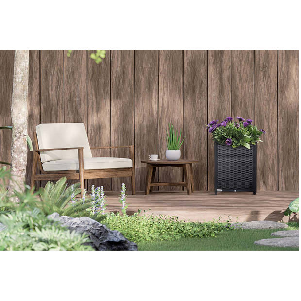 Feel Furniture - Buiten plantenbak - Zeta - Zwart