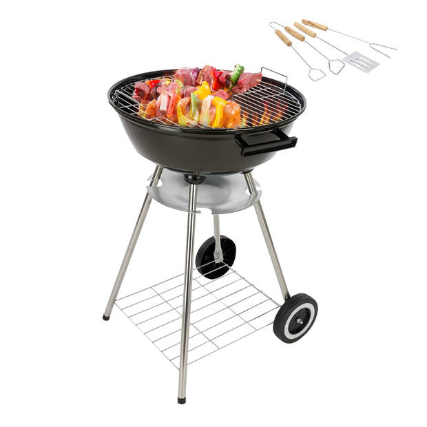 MaxxGarden Houtskoolbarbecue - Festival - 45cm + GRATIS accessoires