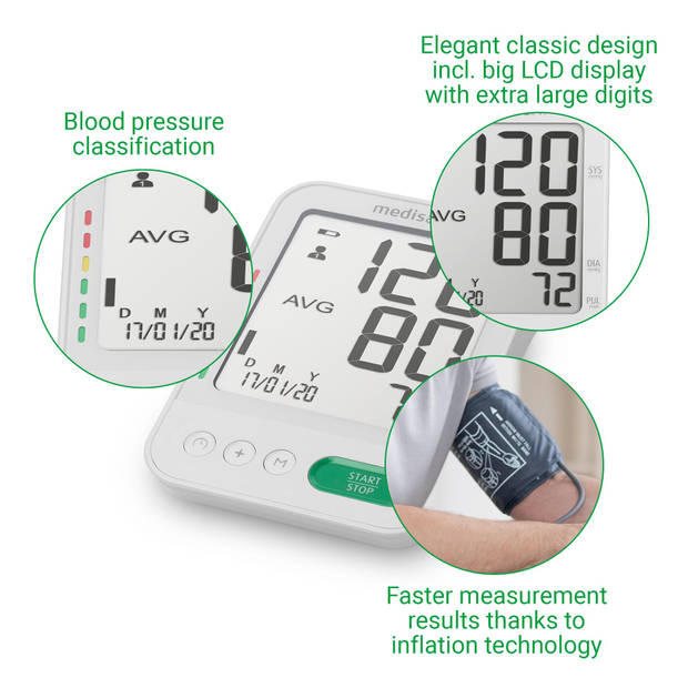 medisana BU 586 Voice - Bovenarm bloeddrukmeter