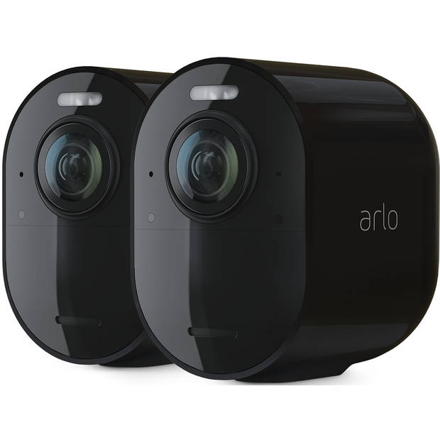Arlo Ultra 2 Beveiligingscamera 4K Zwart 2-Pack