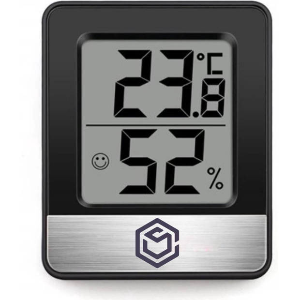 Ease Electronicz Hygrometer - Luchtvochtigheidsmeter - Digitaal Weerstation - Vochtigheidsmeter - Binnengebruik