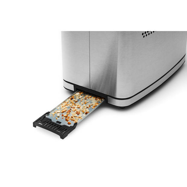Solis Flex Toaster 8004 - Broodrooster - Toaster - Met Geheugenfunctie - Zilver