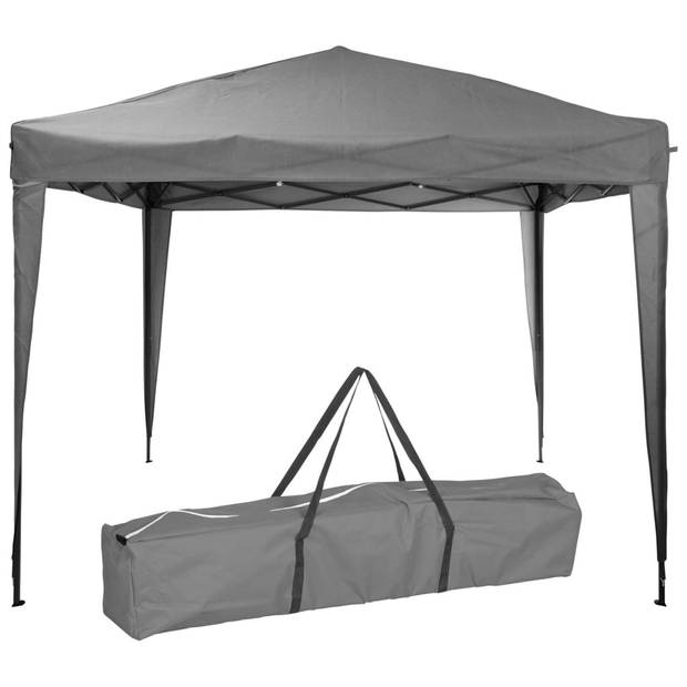 Pro Garden Partytent Easy Up 300 X 300 X 245 Polyester Antraciet
