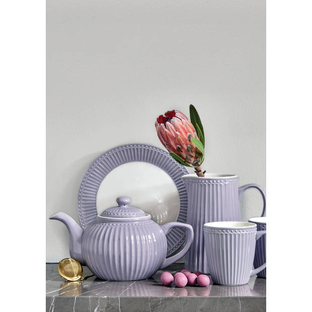GreenGate Theepot Alice Lavender (paars) - 1 liter
