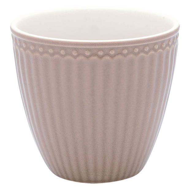 GreenGate Beker (Latte Cup) Alice hazelnut bruin 300ml Ø 10cm