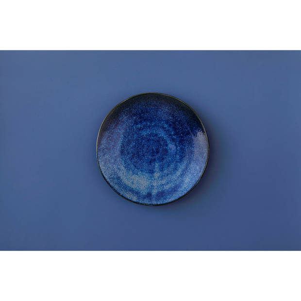 Palmer Bord Kiryu 25.5 cm Blauw Porselein 2 stuks