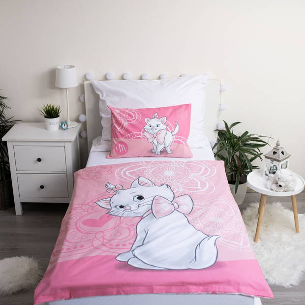 Disney Marie Cat BABY Dekbedovertrek, Cute - 100 x 135 cm - Katoen