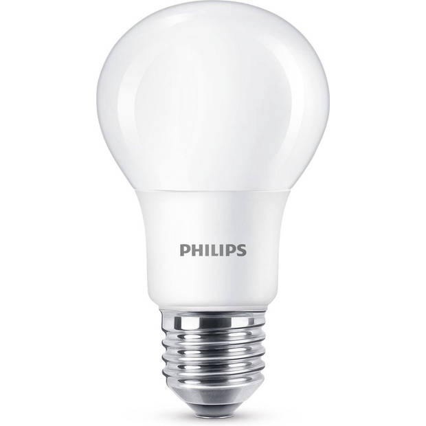 PHILIPS CorePro E27 A60 LED 10.5W 830 Warm Wit 3000K A+ Vervangt 75W