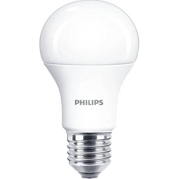 PHILIPS CorePro E27 A60 LED 10.5W 830 Warm Wit 3000K A+ Vervangt 75W