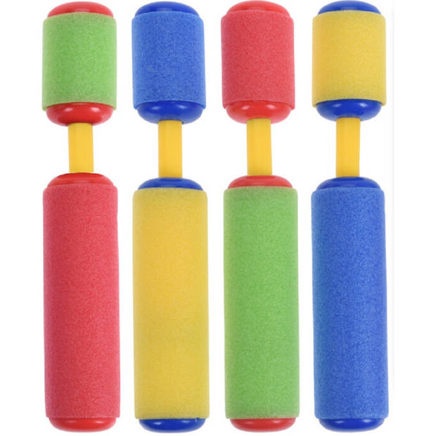 2x Waterpistool/waterpistolen van foam 15 cm - Waterpistolen