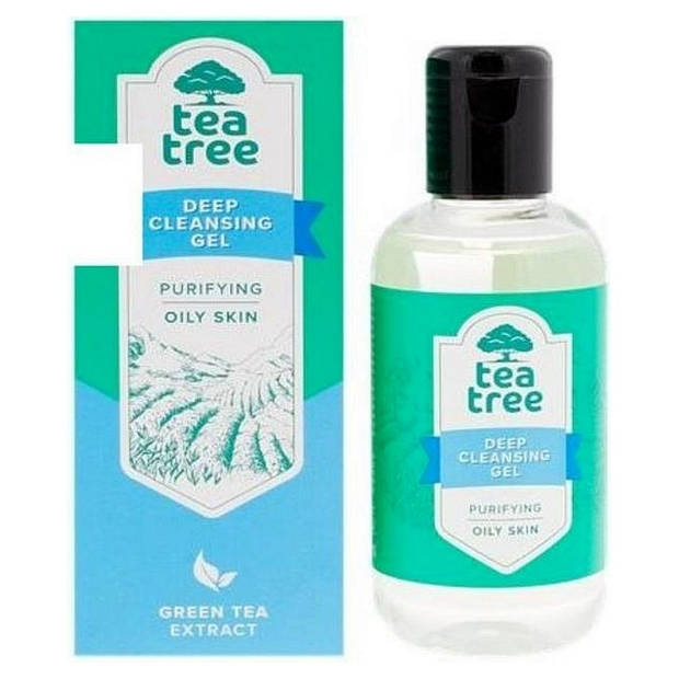Tea Tree olie Gezicht - Tea tree Extract Gezichtsreinigingsgel Tegen Vette Onzuivere Huid 150 ml