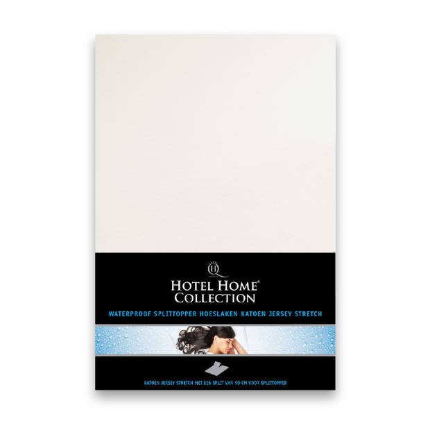 Hotel Home Collection - Snug Protect Waterproof - Split Topper Hoeslaken - 140x200/220+12 cm - Wit