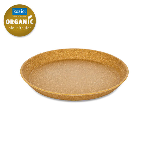 Koziol - Rond bord, 20.5 cm, Set van 4, Organic, Houtvezels - Koziol Connect Plate